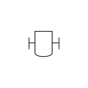 Basket Strainer PID Symbol